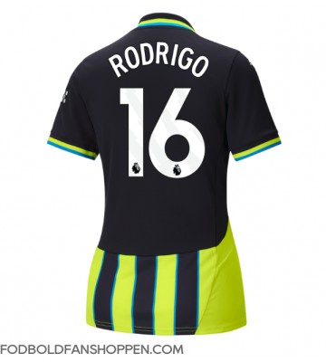 Manchester City Rodri Hernandez #16 Udebanetrøje Dame 2024-25 Kortærmet